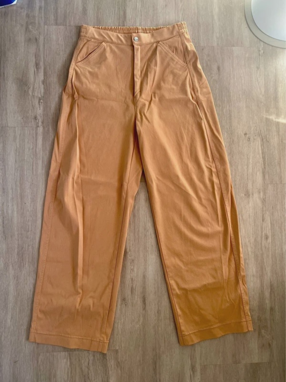 Uniqlo Women's Straight-Leg Pants in Camel